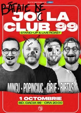 Bătaie de joi cu Mincu, Mălăele, Cîrje & Birtaș la Club 99