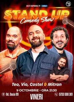 Stand-up Comedy cu Teo, Vio, Costel - Mitran la Club 99 | Show 2