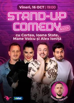 The Fool: Stand-up comedy cu Cortea, Ioana State, Mane Voicu și Alex Ioniță