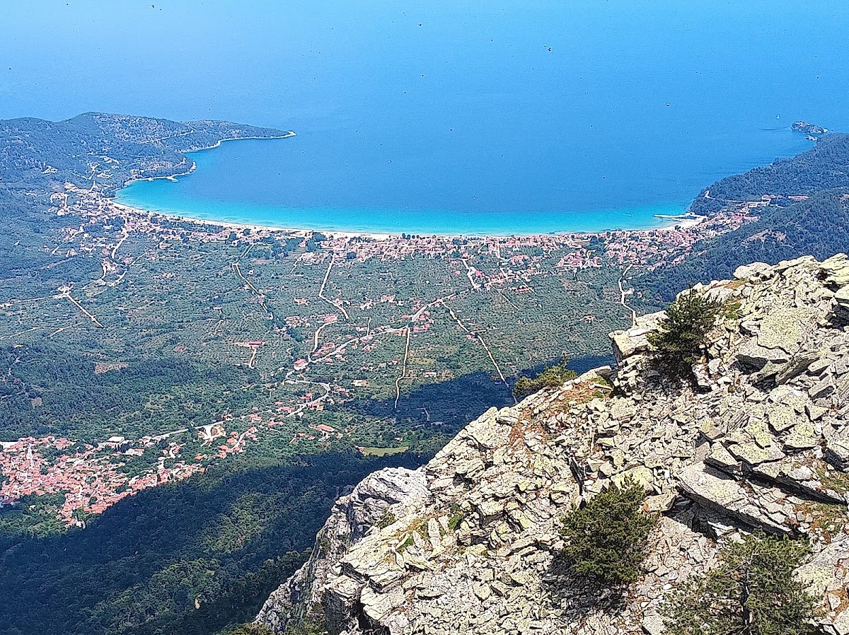 Trasee de drumeție în jurul insulei, Thassos