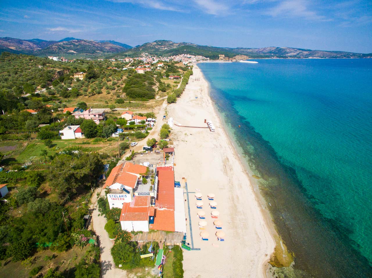 Stelakis Beach Rooms & Restaurant — cazare în Limenaria, Thassos