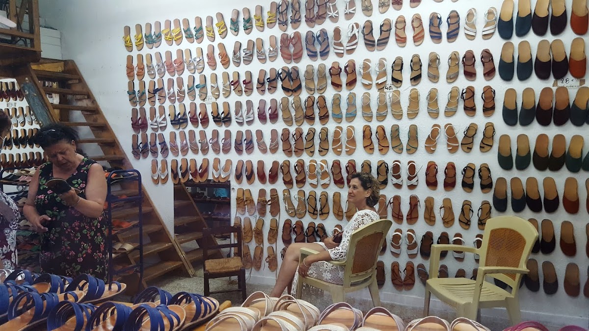 Handmade Leather Sandals, Thassos