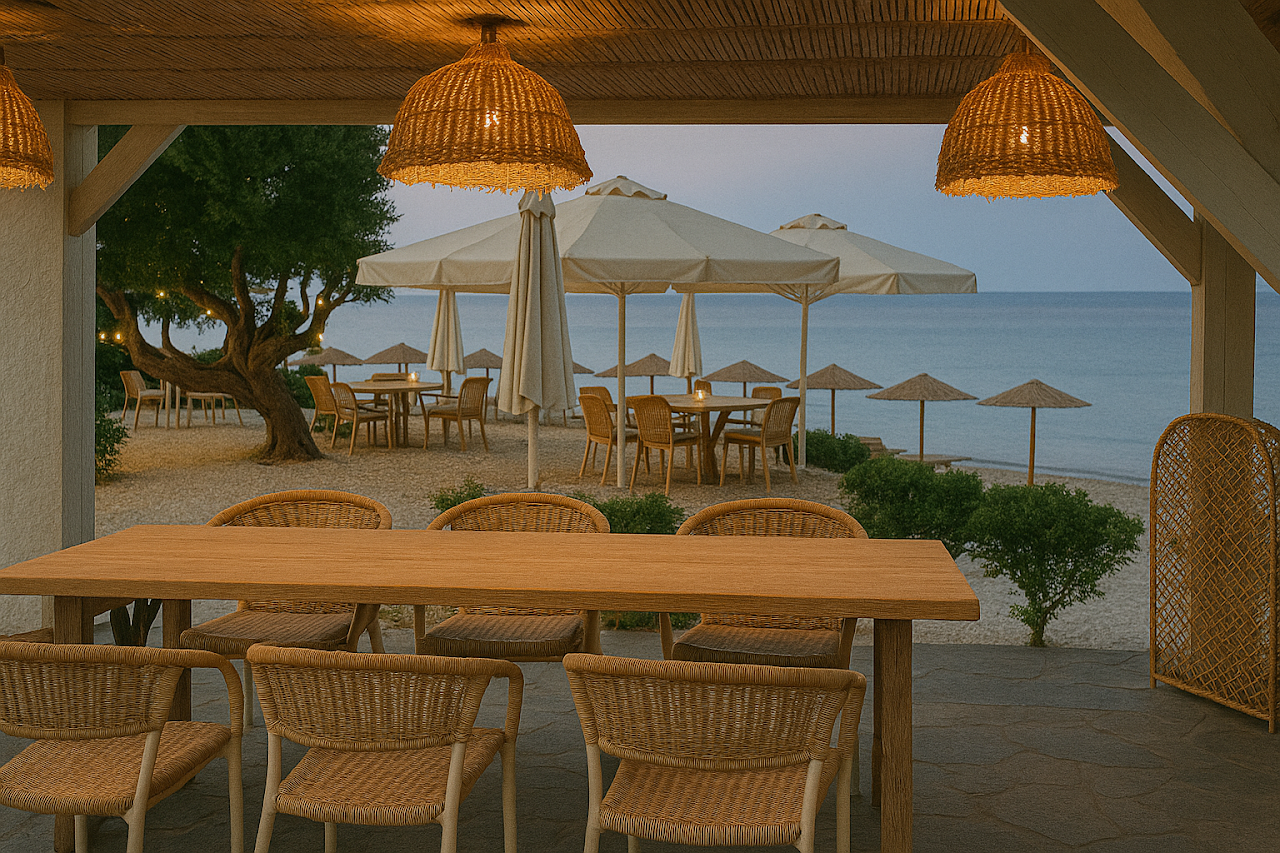 Axilleys Cafe Bar- Restaurant — tavernă în Skala Potamia, Thassos