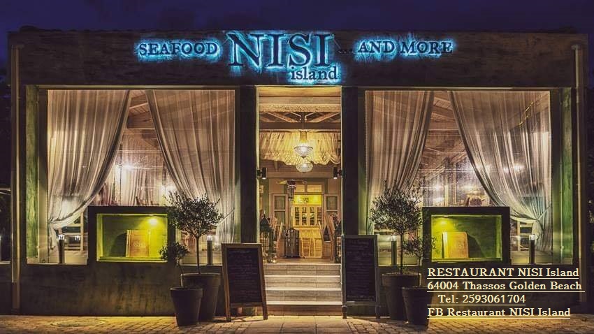 NISI Island Restaurant — tavernă în Golden Beach, Thassos