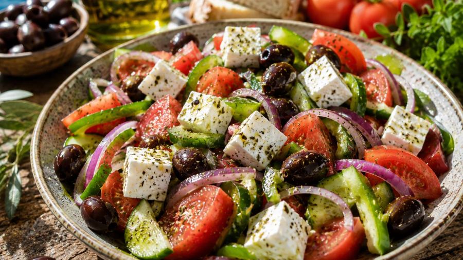 Salată grecească (horiatiki) — de ce a ta nu are gustul din Grecia