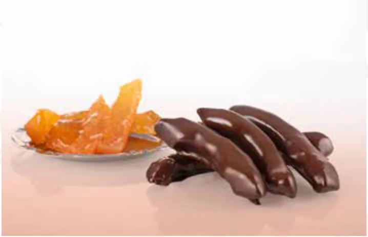 Bastonașe de portocală în ciocolată 500 g