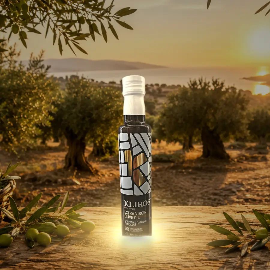 Ulei de măsline extravirgin Kliros 250 ml (sticlă)