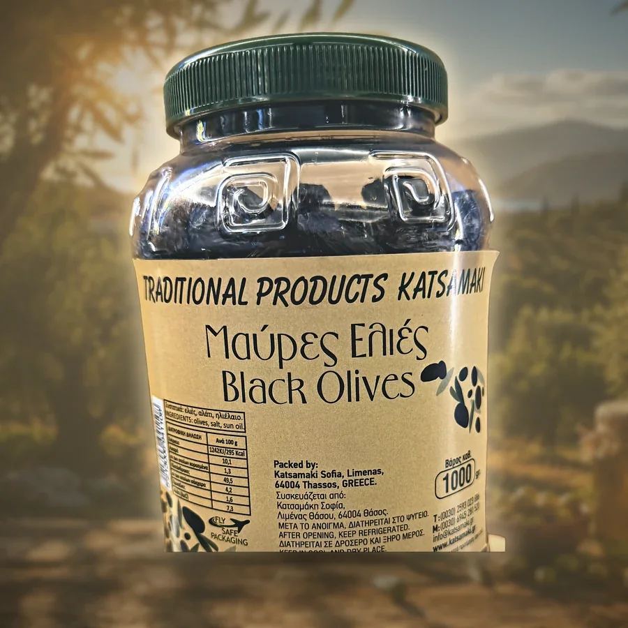 Măsline de Thásos Katsamáki 1 kg (PET)