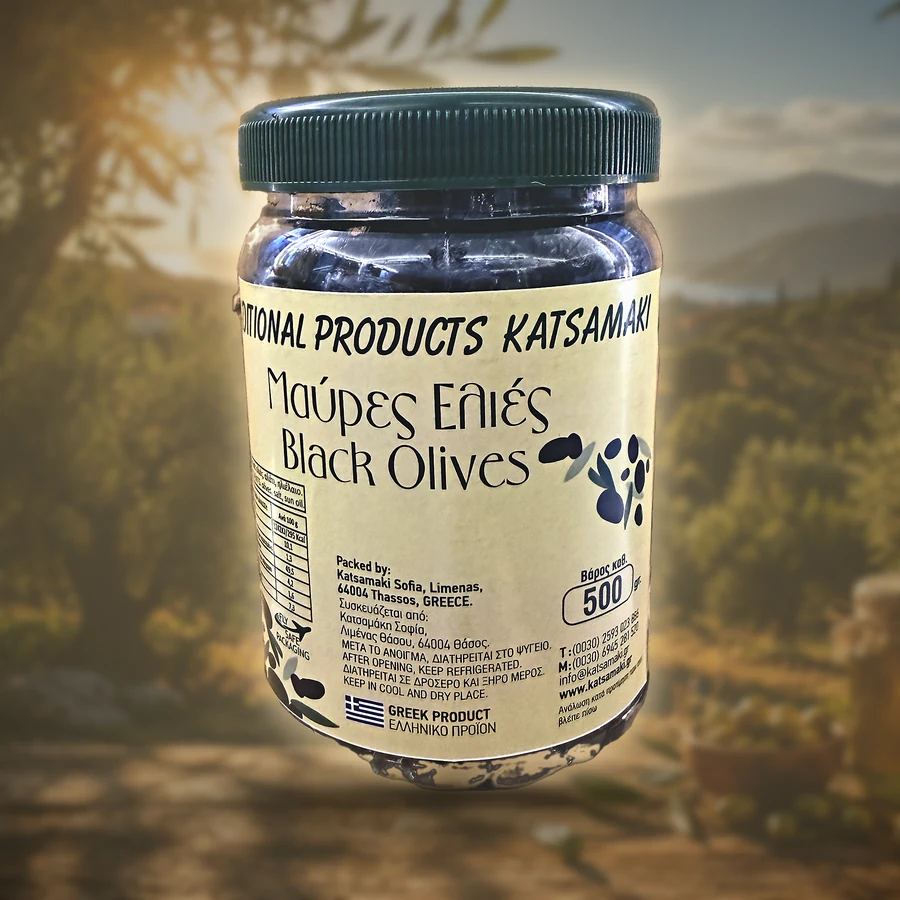 Măsline de Thásos Katsamáki 500 g (PET)