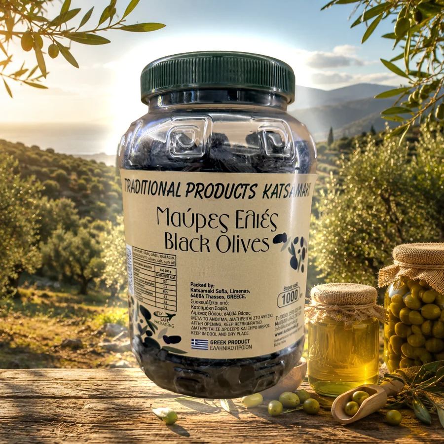Măsline de Thásos Gaitatzí 1 kg (PET)