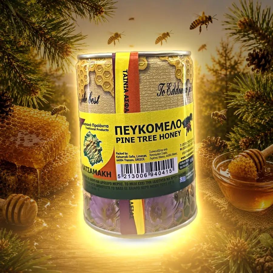 Miere de pin 450 g (ambalaj metalic)