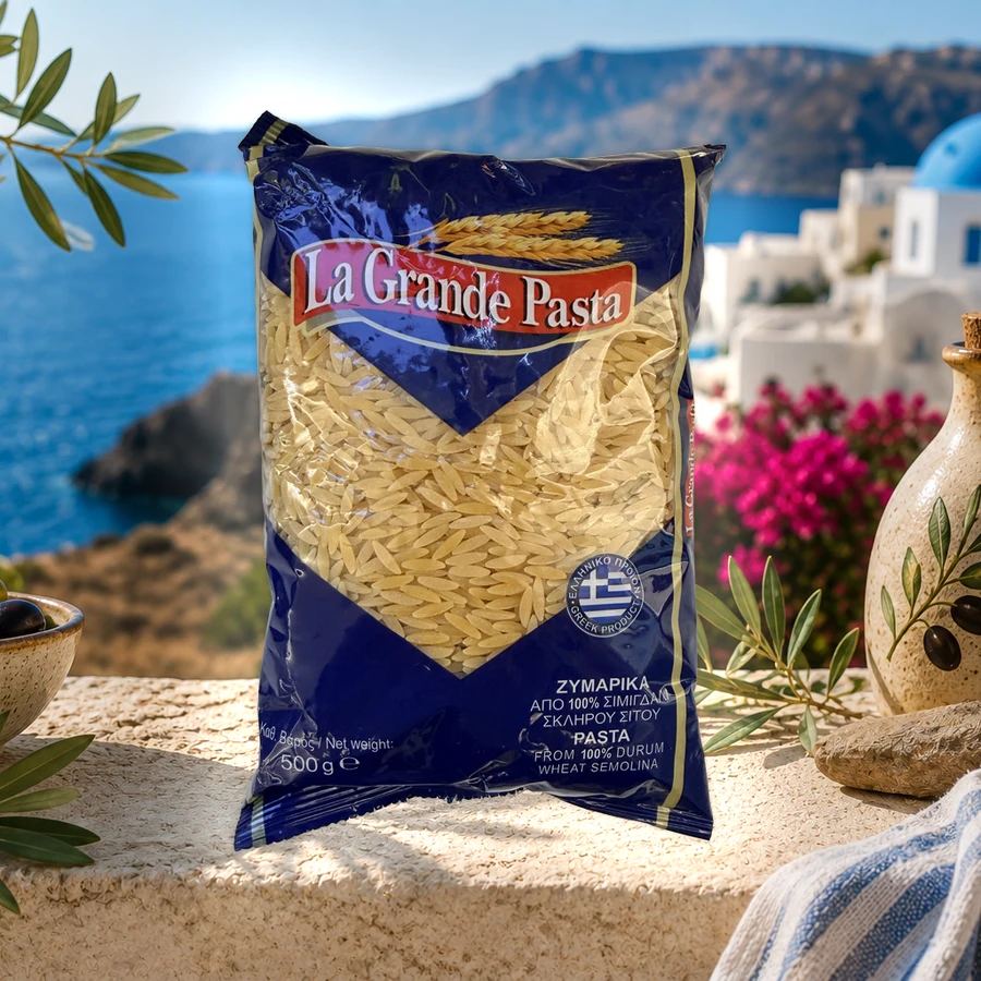 Orzo grecesc La Grande Pasta, mare 500 g